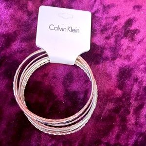 Calvin Klein Silver Bangles Set